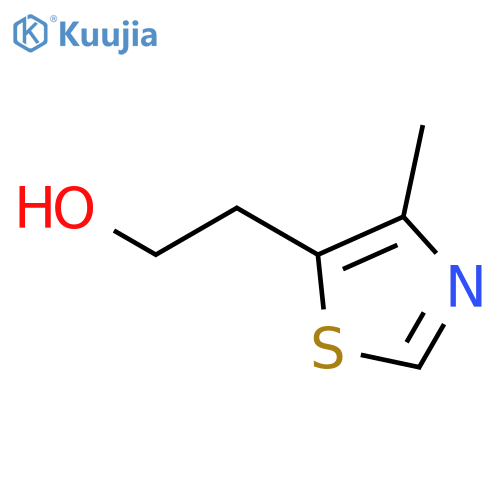 4-Methyl-5-thiazoleethanol structure