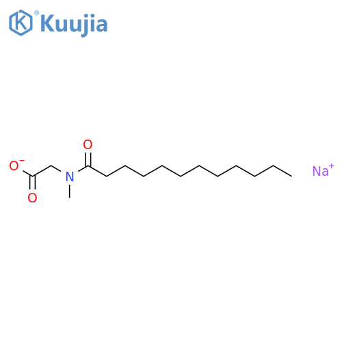 Lauroylsarcosine sodium structure