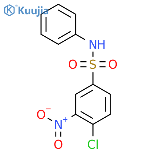 4-Chloro-3-nitro-N-phenylbenzenesulfonamide structure