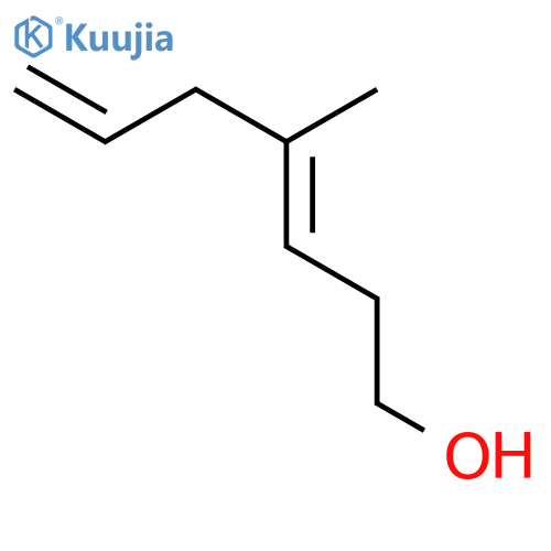3,6-Heptadien-1-ol, 4-methyl-, (E)- structure