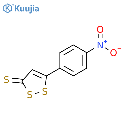 3H-1,2-Dithiole-3-thione, 5-(4-nitrophenyl)- structure