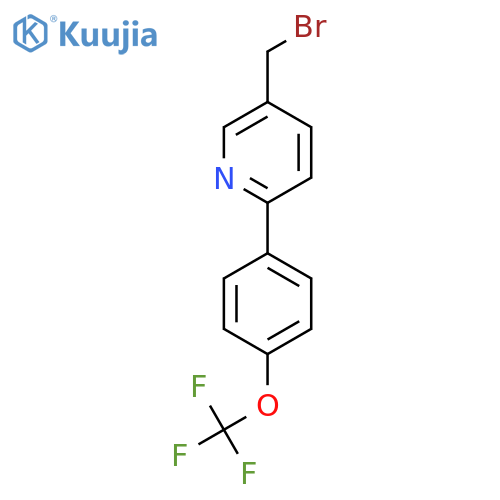 5-(Bromomethyl)-2-4-(Trifluoromethoxy)PhenylPyridine structure