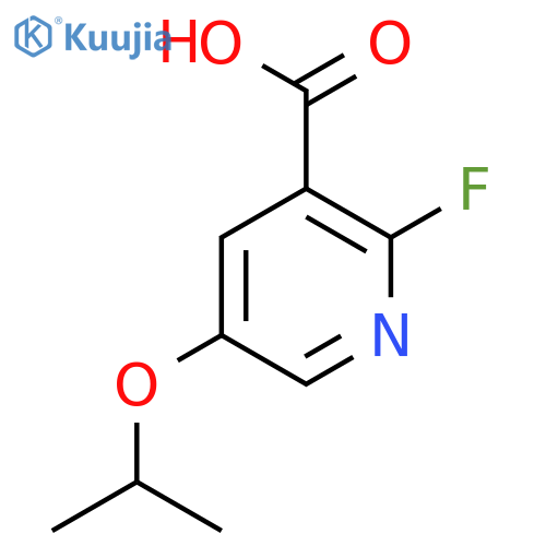 2-Fluoro-5-isopropoxynicotinic acid structure