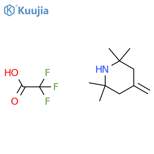 2,2,6,6-Tetramethyl-4-methylenepiperidine trifluoroacetate structure