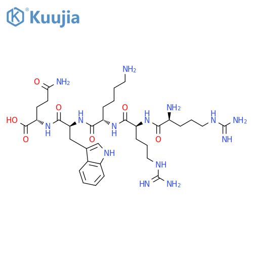 L-Glutamine, L-arginyl-L-arginyl-L-lysyl-L-tryptophyl- structure