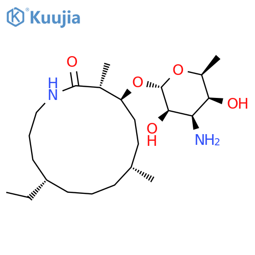 Azacyclotetradecan-2-one,4-[(3-amino-3,6-dideoxy-a-L-talopyranosyl)oxy]-11-ethyl-3,7-dimethyl-, (3R,4S,7R,11S)- (9CI) structure