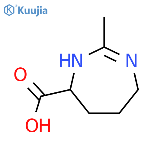 1H-1,3-Diazepine-4-carboxylicacid,4,5,6,7-tetrahydro-2-methyl-(9CI) structure