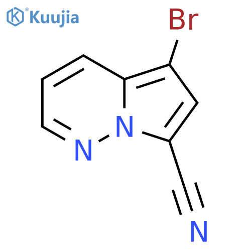 5-Bromopyrrolo[1,2-b]pyridazine-7-carbonitrile structure
