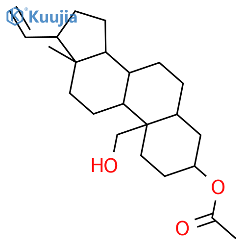 3beta-acetoxypregn-20-en-19-ol structure