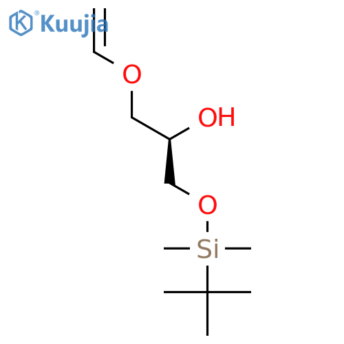 2-Propanol, 1-[[(1,1-dimethylethyl)dimethylsilyl]oxy]-3-(ethenyloxy)-, (R)- structure