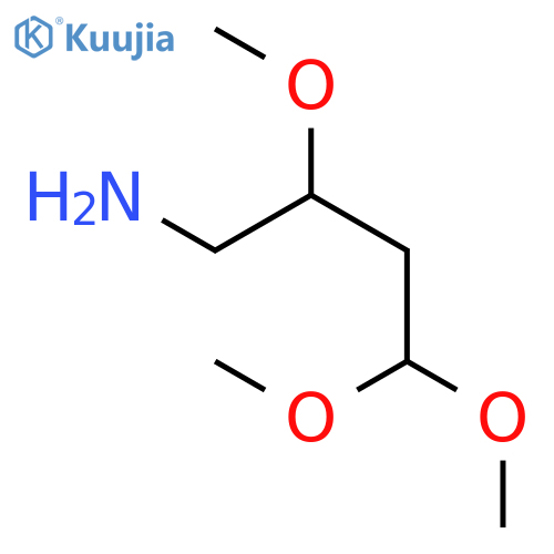 2,4,4-Trimethoxybutan-1-amine structure