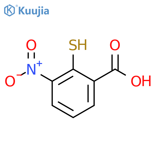 Benzoic acid, 2-mercapto-3-nitro- structure