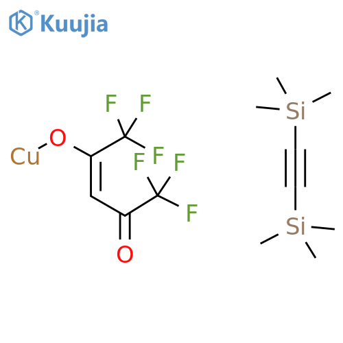 (BIS(TRIMETHYLSILYL)ACETYLENE)(HEXAFLUO& structure