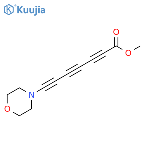 2,4,6-Heptatriynoic acid, 7-(4-morpholinyl)-, methyl ester structure