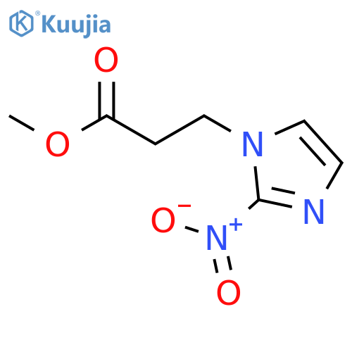 1H-Imidazole-1-propanoic acid, 2-nitro-, methyl ester structure
