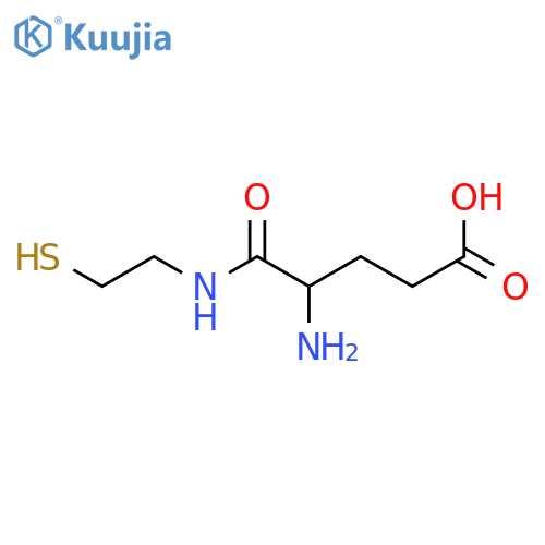 Pentanoic acid, 4-amino-5-[(2-mercaptoethyl)amino]-5-oxo- structure