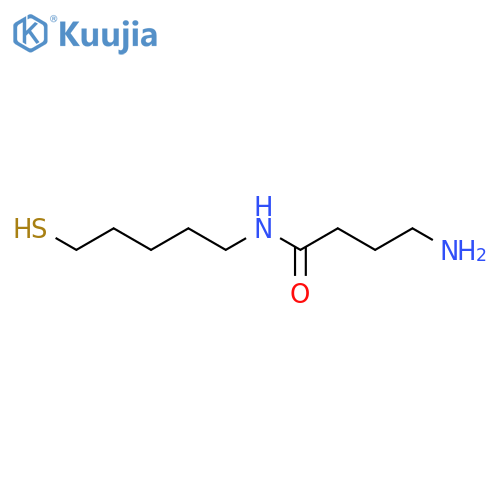 Butanamide, 4-amino-N-(5-mercaptopentyl)- structure
