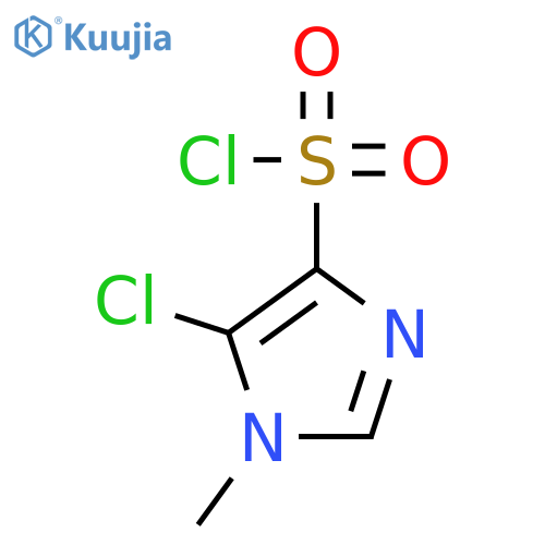 5-Chloro-1-methyl-1H-imidazole-4-sulfonyl chloride structure