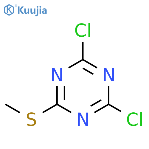 2,4-dichloro-6-methylsulfanyl-1,3,5-triazine structure