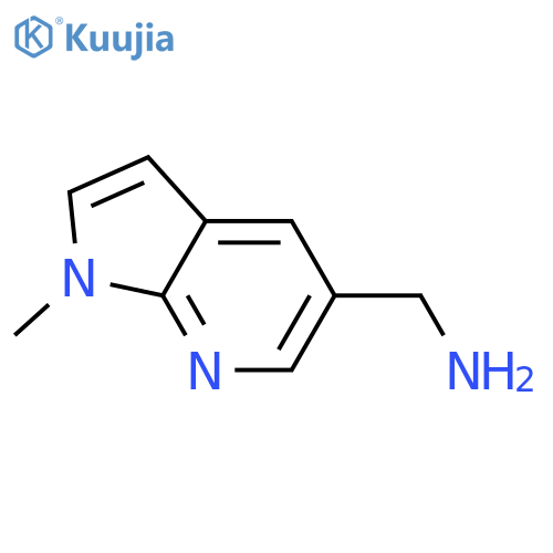 (1-methylpyrrolo[2,3-b]pyridin-5-yl)methanamine structure