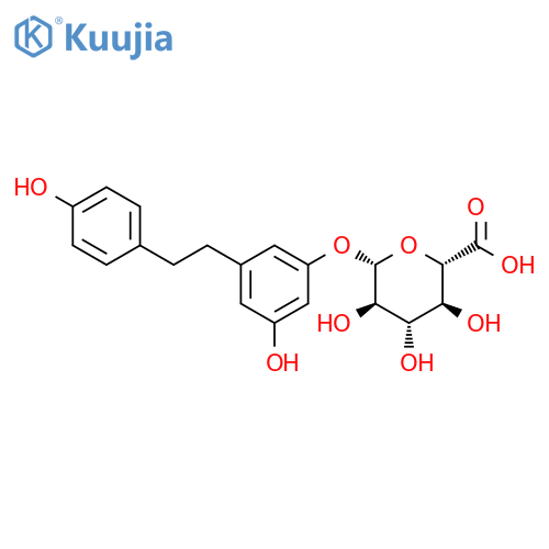 Dihydroresveratrol-3-O-β-D-glucuronide structure