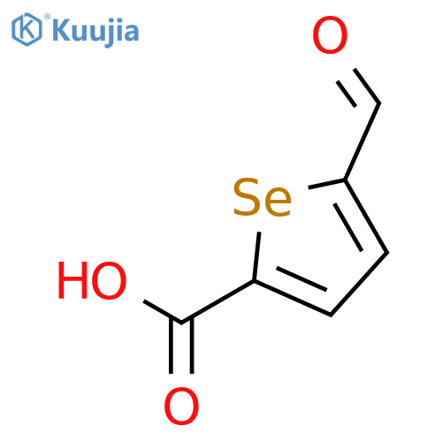 2-Selenophenecarboxylicacid, 5-formyl- structure
