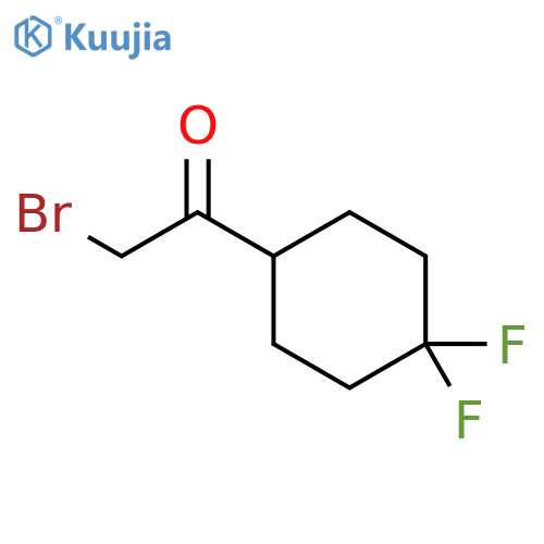 2-bromo-1-(4,4-difluorocyclohexyl)-ethanone structure