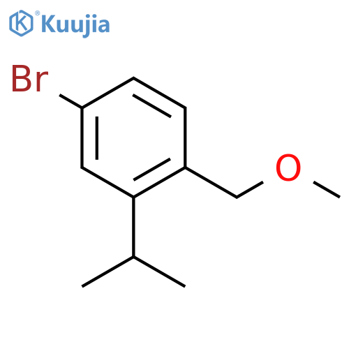 4-Bromo-1-(methoxymethyl)-2-(propan-2-yl)benzene structure