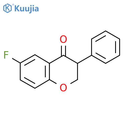 6-Fluoro-3-phenylchroman-4-one structure