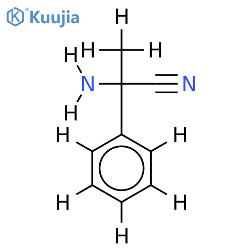 Nitrile-2-Amino-2-phenylpropanoic acid structure