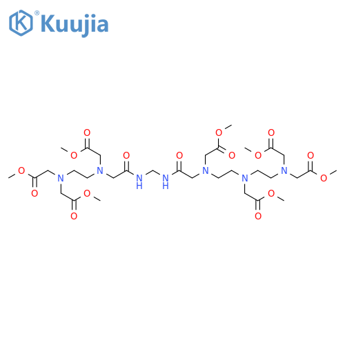 3,6,9,11,14,17,20-Heptaazadocosanedioic acid,3,6,14,17,20-pentakis(2-methoxy-2-oxoethyl)-8,12-dioxo-, dimethylester structure