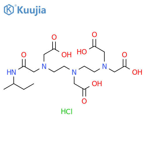 3,6,9,12-Tetraazapentadecanoic acid,3,6,9-tris(carboxymethyl)-13-methyl-11-oxo-, monohydrochloride structure