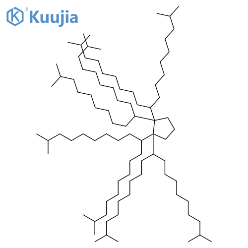 Cyclopentane, tetrakis(1-isodecylisoundecyl)- structure