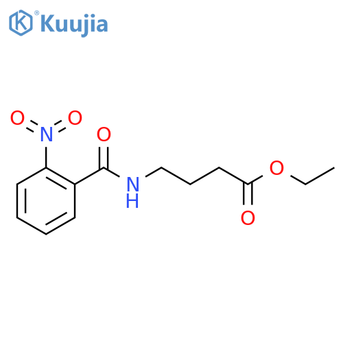 Ethyl 4-[(2-nitrobenzoyl)amino]butanoate structure