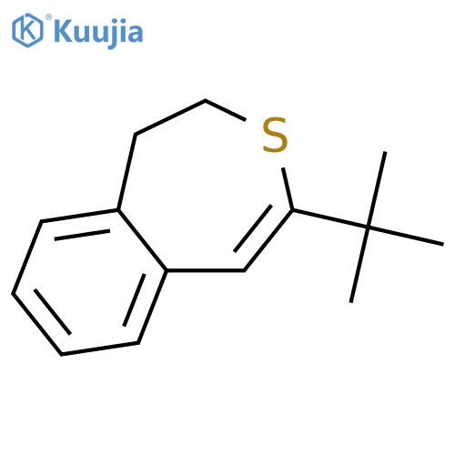 3-Benzothiepin, 4-(1,1-dimethylethyl)-1,2-dihydro- structure