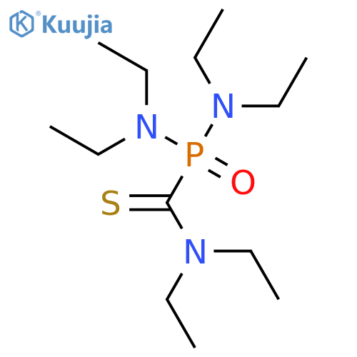 Formamide,1-[bis(diethylamino)phosphinyl]-N,N-diethylthio- (8CI) structure