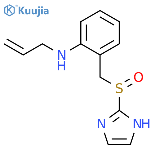Benzenamine, 2-[(1H-imidazol-2-ylsulfinyl)methyl]-N-2-propenyl- structure