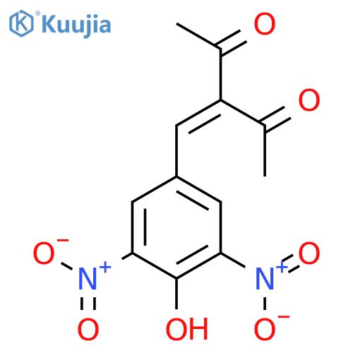 2,4-Pentanedione, 3-[(4-hydroxy-3,5-dinitrophenyl)methylene]- structure