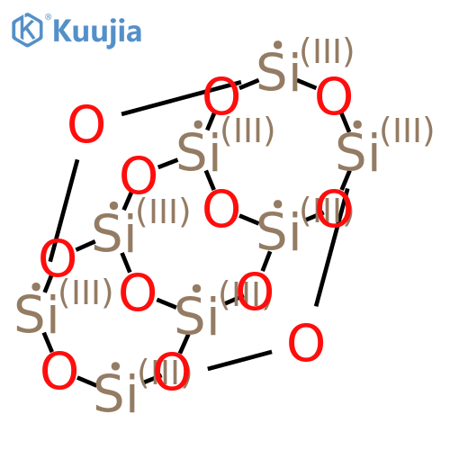 2,4,6,8,10,12,14,16,17,18,19,20-Dodecaoxa-1lambda3,3lambda3,5lambda3,7lambda3,9lambda3,11lambda3,13lambda3,15lambda3-octasilapentacyclo[9.5.1.13,9.15,15.17,13]icosane structure