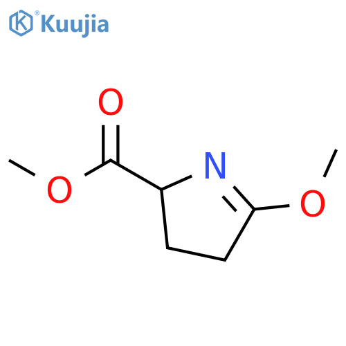 methyl 5-methoxy-3,4-dihydro-2H-pyrrole-2-carboxylate structure