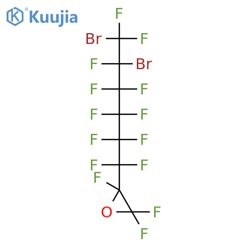Oxirane, (5,6-dibromo-1,1,2,2,3,3,4,4,5,6,6-undecafluorohexyl)trifluoro- structure