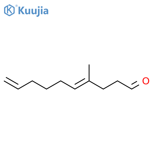 4-Methyldeca-4,9-dienal structure