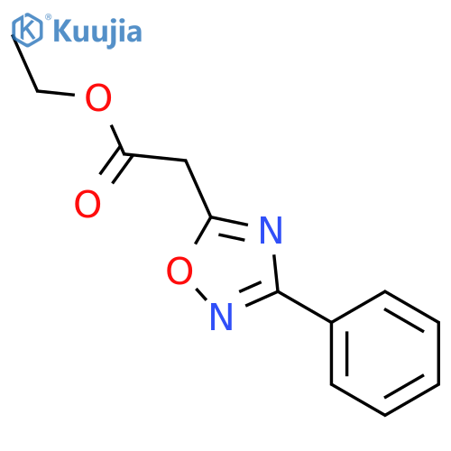 1,2,4-Oxadiazole-5-acetic acid, 3-phenyl-, ethyl ester structure