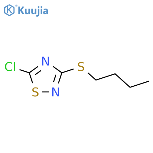 3-(Butylsulfanyl)-5-chloro-1,2,4-thiadiazole structure