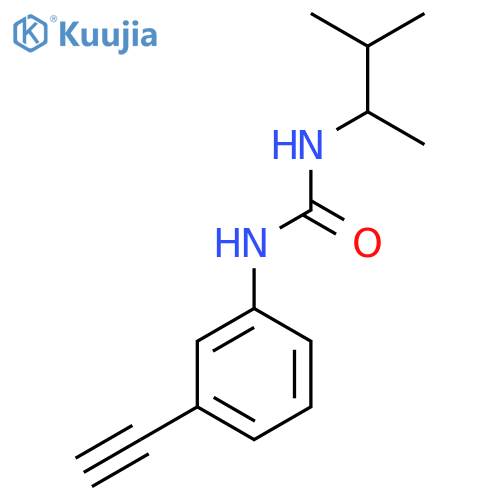 1-(3-Ethynylphenyl)-3-(3-methylbutan-2-yl)urea structure