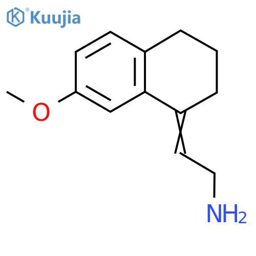 (2E)-2-(7-Methoxy-3,4-dihydro-1(2H)-naphthalenylidene)ethanamine structure