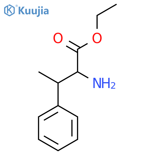 Ethyl 2-amino-3-phenylbutanoate structure