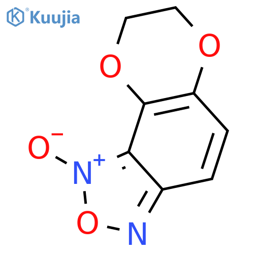 [1,4]Dioxino[2,3-e]-2,1,3-benzoxadiazole, 7,8-dihydro-, 1-oxide structure