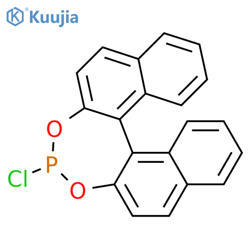 (r)-(-)-1,1'-binaphthyl-2,2'-dioxychlorophosphine structure