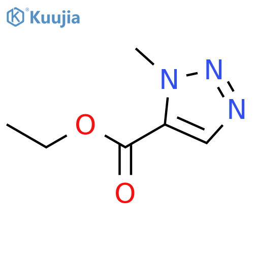 Ethyl 1-methyl-1H-1,2,3-triazole-5-carboxylate structure